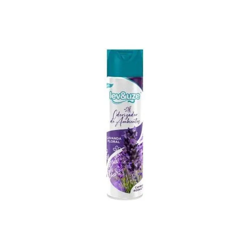 Odorizador De Ambiente Lavanda Floral 400ml 180g Para Uso Doméstico Etaniz