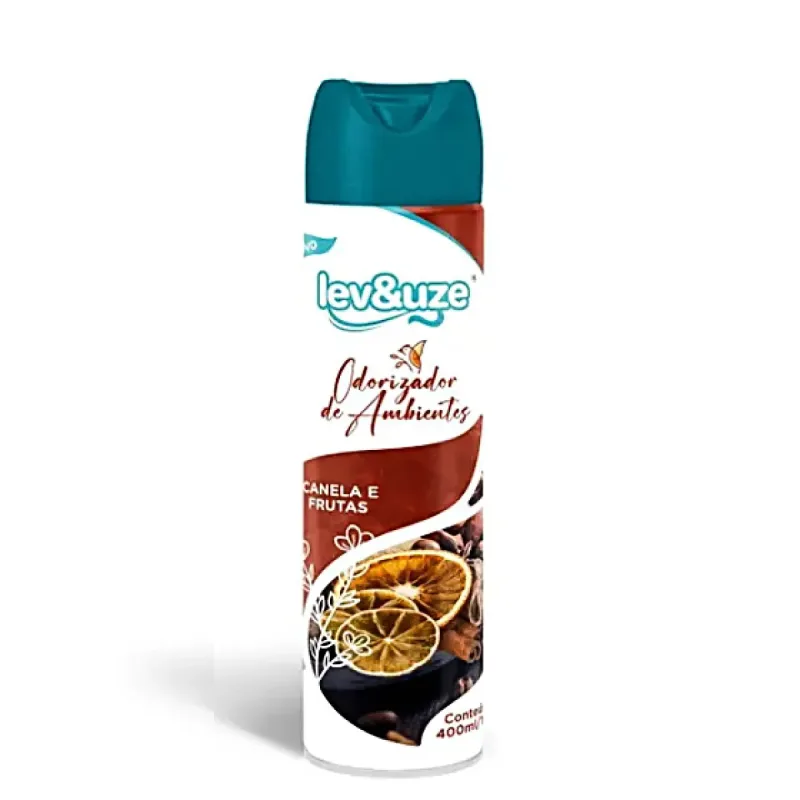 Odorizador de Ambientes Lev&amp;uze 400 ml Canela e Frutas