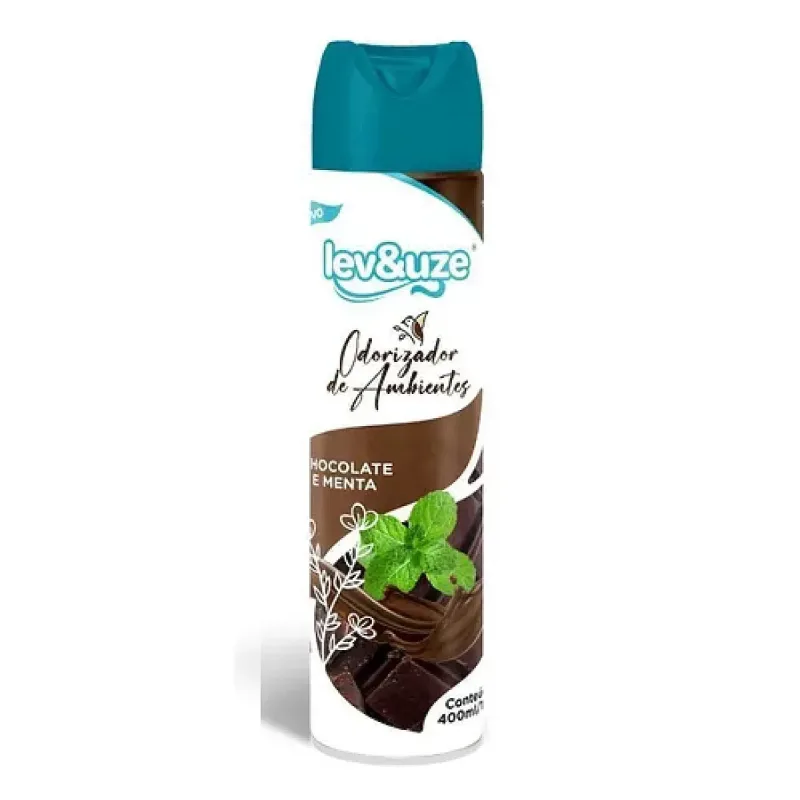 Odorizador de Ambientes Lev&amp;uze 400 ml Chocolate e Menta