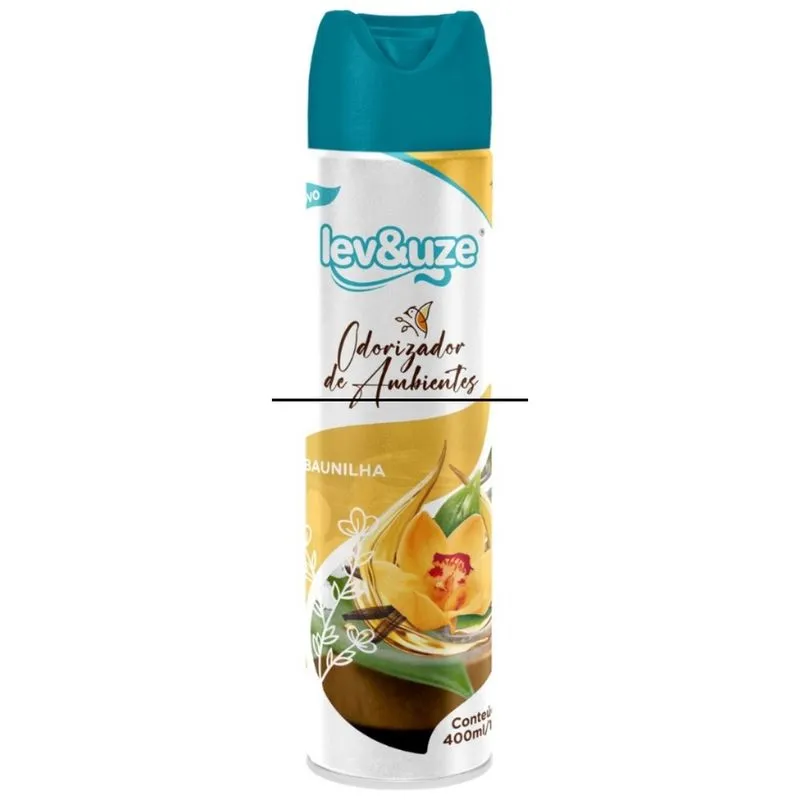 Spray Odorizador de Ambientes Baunilha 400ml LEV&UZE