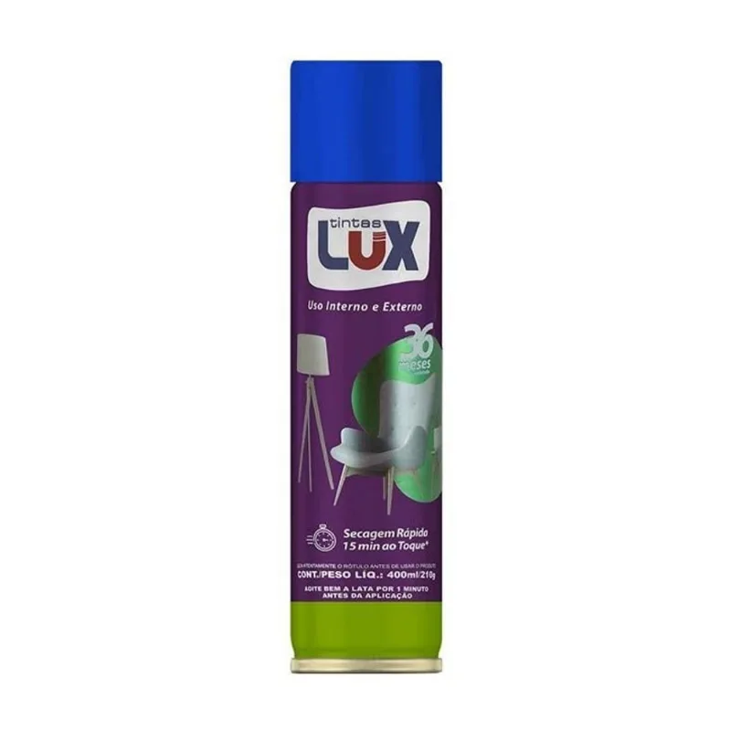 Tinta Spray Metálico Azul 400ml Lev&Uze
