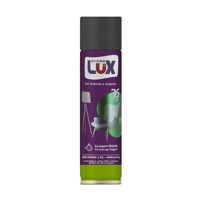 Tinta Spray Metálico Grafite 400ml Lev&Uze
