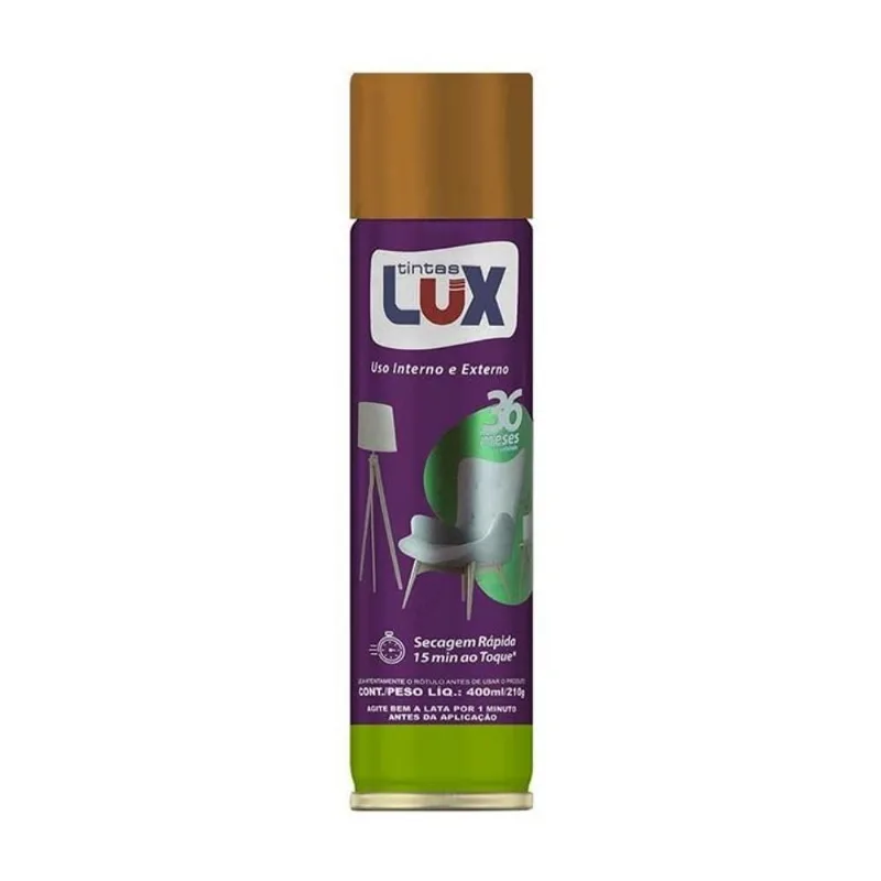 Tinta Spray Metálico Rose Gold Old 400ml Lev&Uze