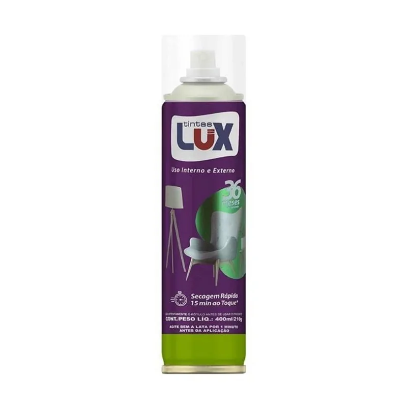 Verniz Spray Uso Geral Tintas Lux 400ml 210g