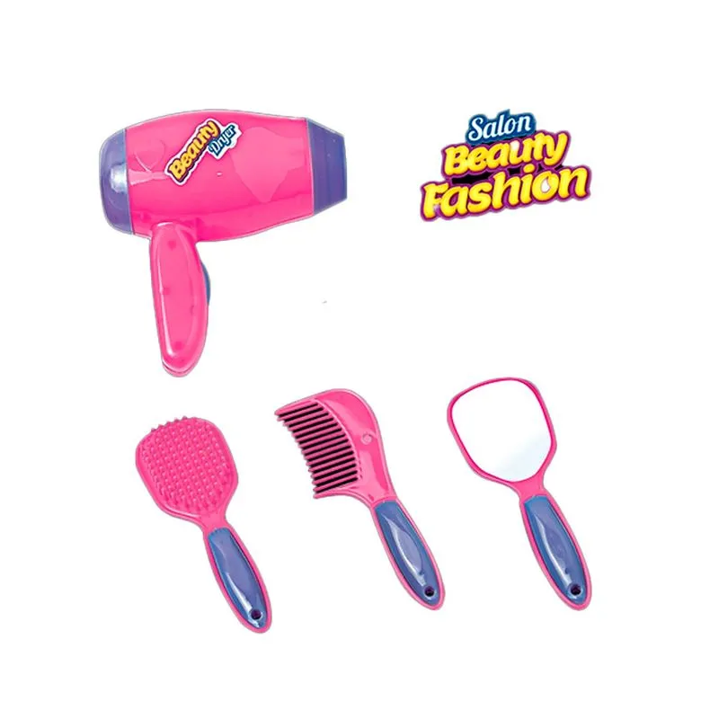 Brinquedo Kit Salão Beauty Com 4 Peças Lummar