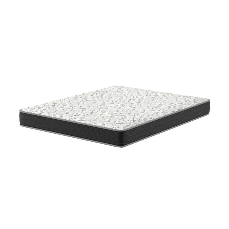 Colchão Queen Hortensia D33 (20x158x198) Preto e Branco