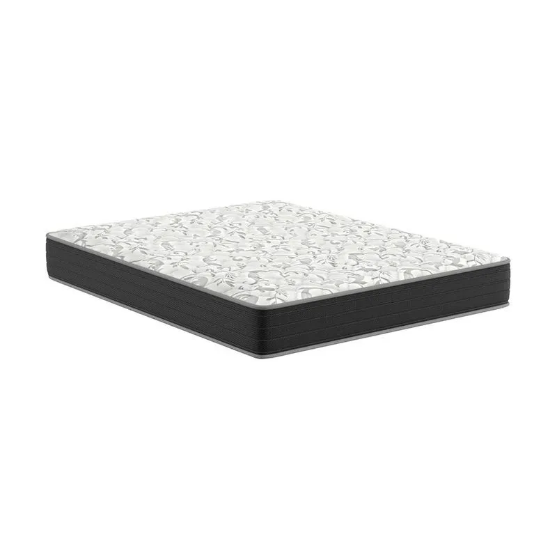 Colchão Queen Hortensia D33 (24x158x198) Preto e Branco