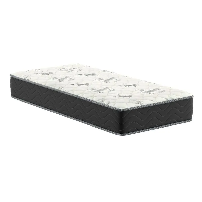 Colchão Solteiro Jade D28 (24x88x188) Preto e Branco