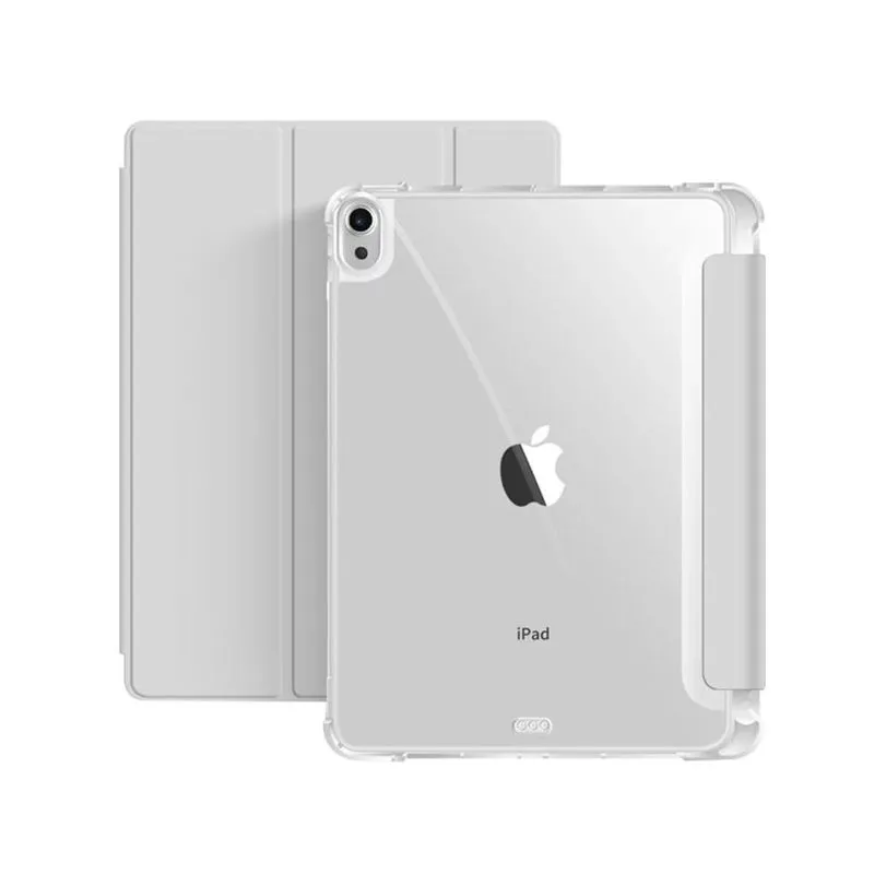 Capa Compatível Com iPad Air 4ª e 5ª Geração 10.9 Cinza Silicone wb
