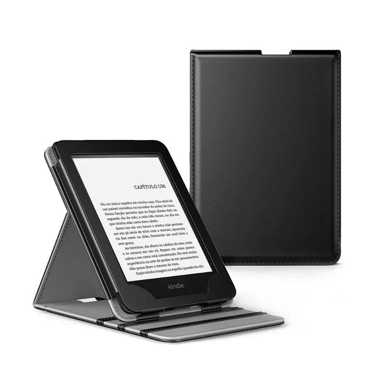 Capa Novo Kindle Paperwhite 11ª geração-2021 tela 6,8WB Vertical Silicone Flexível Sensor Magnético