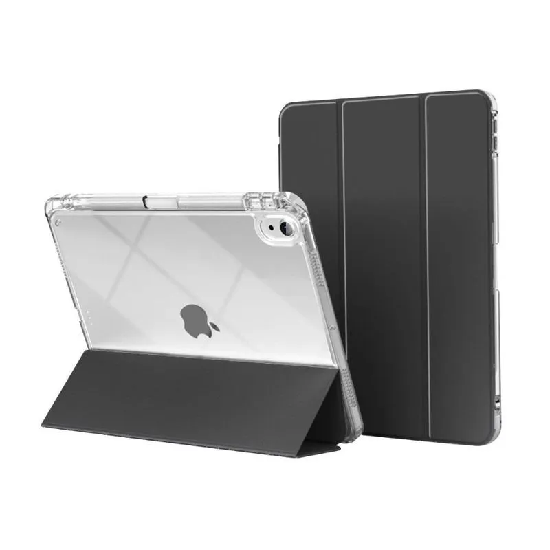 Capa Compatível Com iPad 10ª Geração 10.9 Preto 2022 wb Translucida Flexível Alta hibernação e Compart.