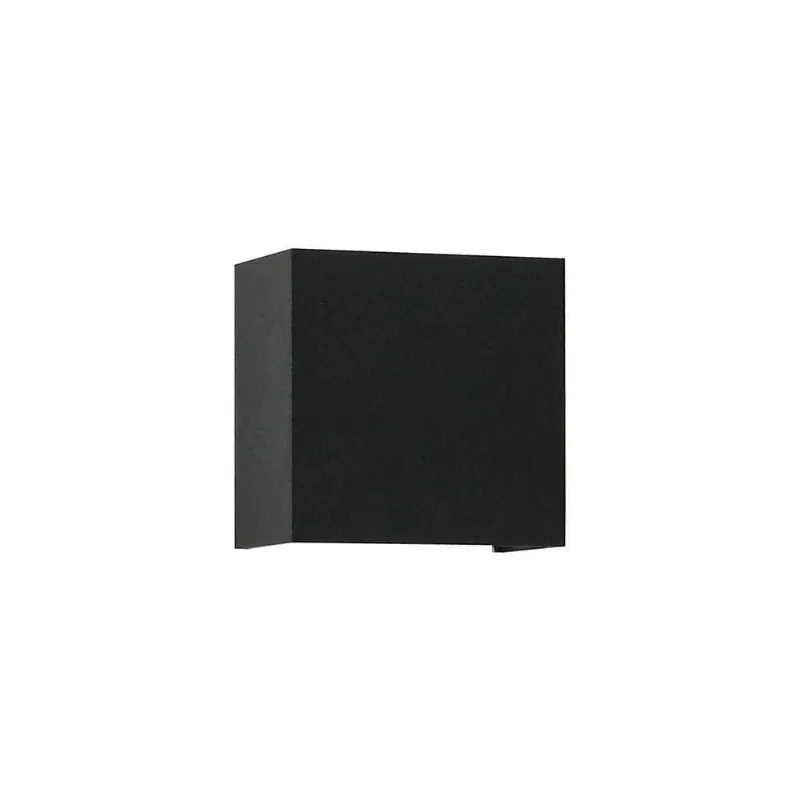 Arandela Nordecor Moniu 10w Led Bivolt Preto 3000k Luz Amarela 2016