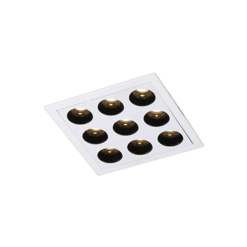 Spot De Embutir Nordecor Powerus Led 18w Bivolt 3000k Luz Amarela