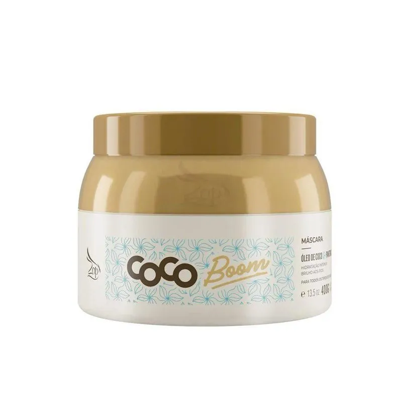Zap Máscara Coco Boom Tratamento Capilar 400g