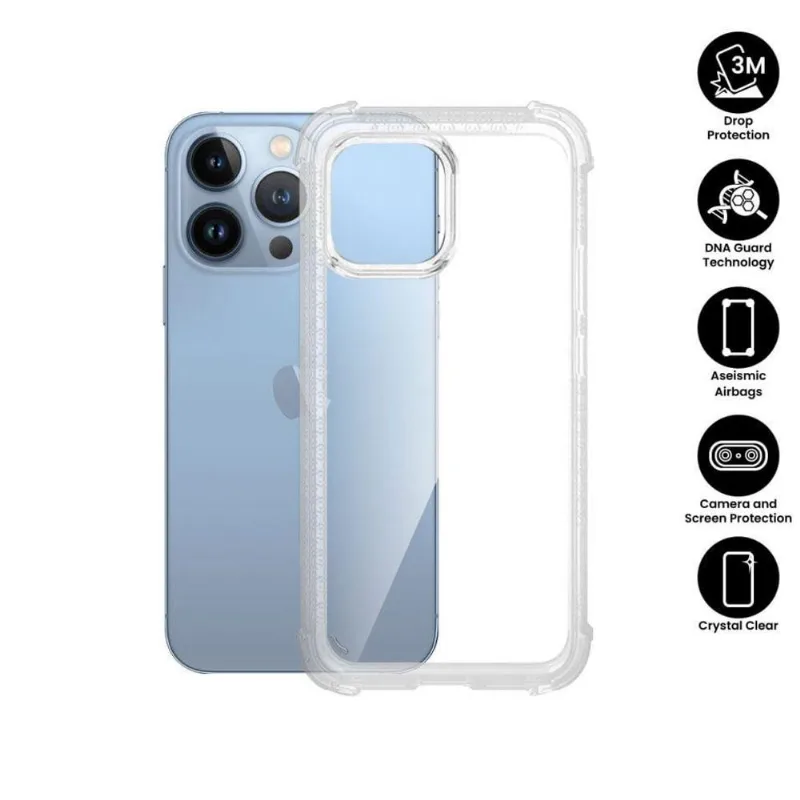 Capa Capinha Compatível iPhone 13 Pro Max Clear DropGuard X-One