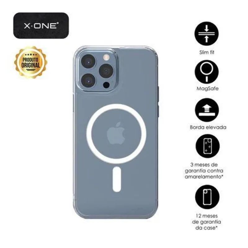 Capa Capinha Compatível iPhone 14 Pro Max Com Magsafe DropGuard X-One