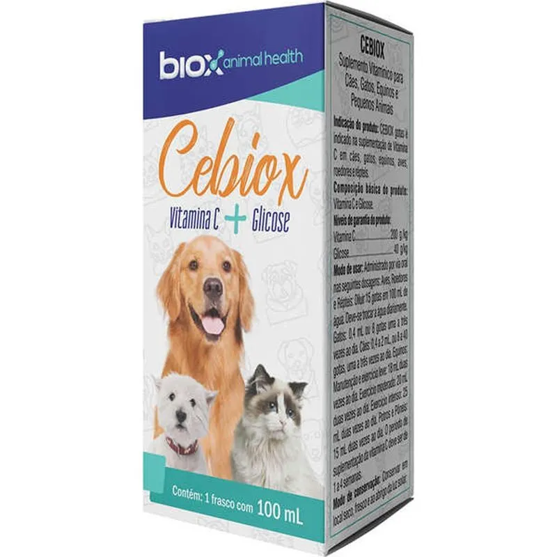 Cebiox Biox Suplemento Alimentar Para Cães E Gatos - 100 Ml