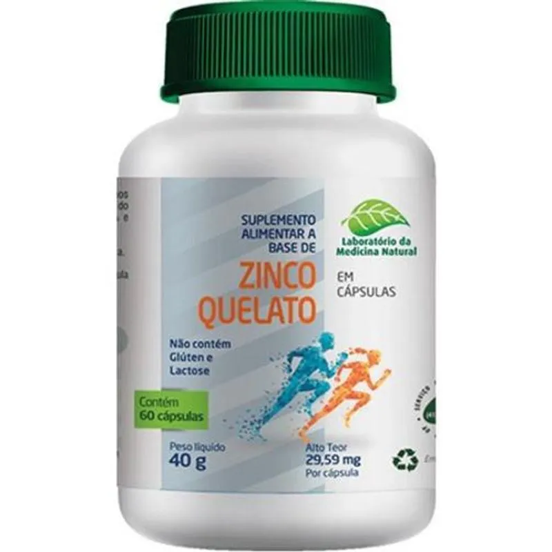 Zinco Quelato 60Caps 29,59Mg
