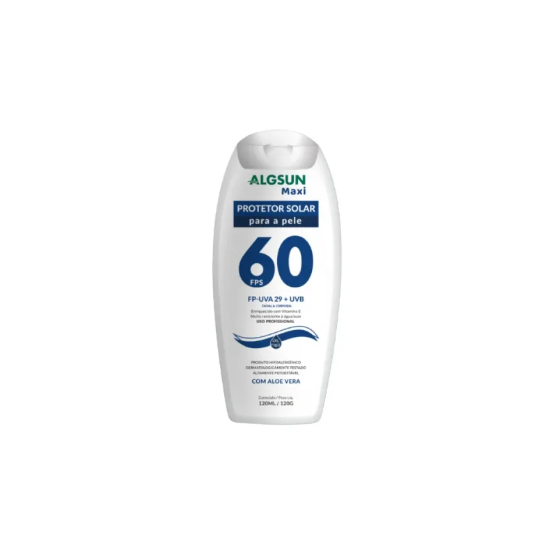 Protetor Solar SUN Maxi FPS 60 FR 120ML - ALG