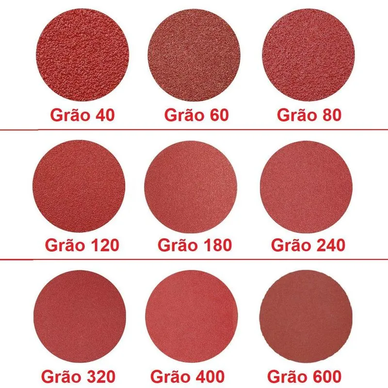 1 X Disco Lixa Grão Liso 7 Polegadas 180mm Lixadeira