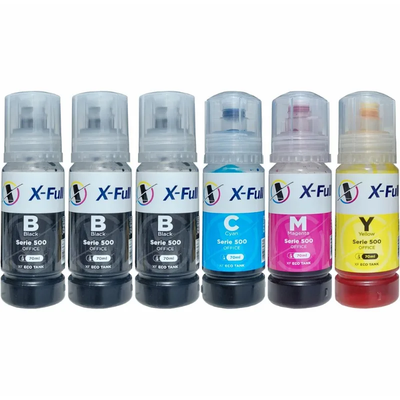 Kit 6 Tintas X-Full Para Epson L4260 L4160 L4150 L14150 L6161 6x 70ml