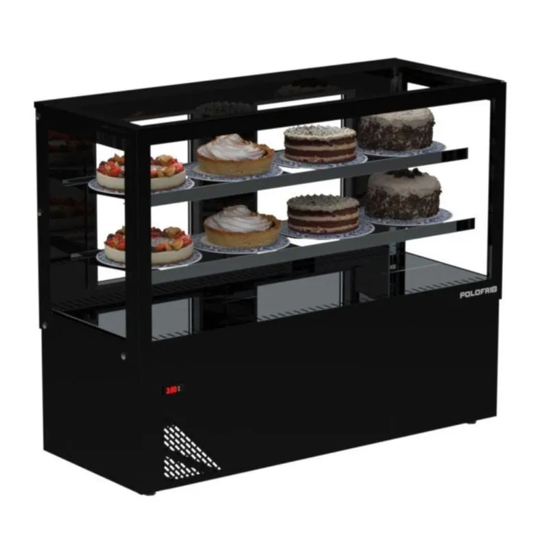 Vitrine Refrigerada Vertical Polofrio 5037 459L 1 Porta Preto 220V