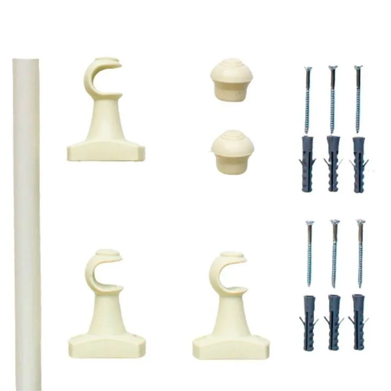Varão Simples Para Cortinas 3,00mts 19mm Palha Compacto