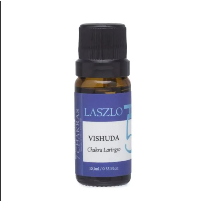 Sinergia De Óleos Essenciais Chakras 5 Vishuda (laríngeo) 10ml - Laszlo