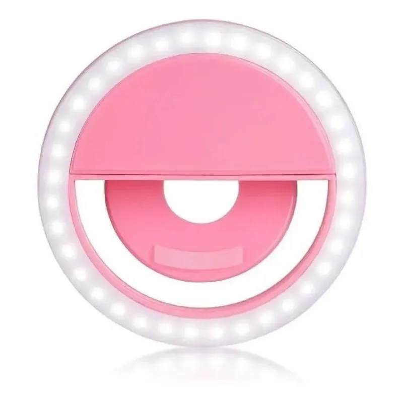Clipe Anel Luz Pra Selfie Ring Light Flash Celular Universal