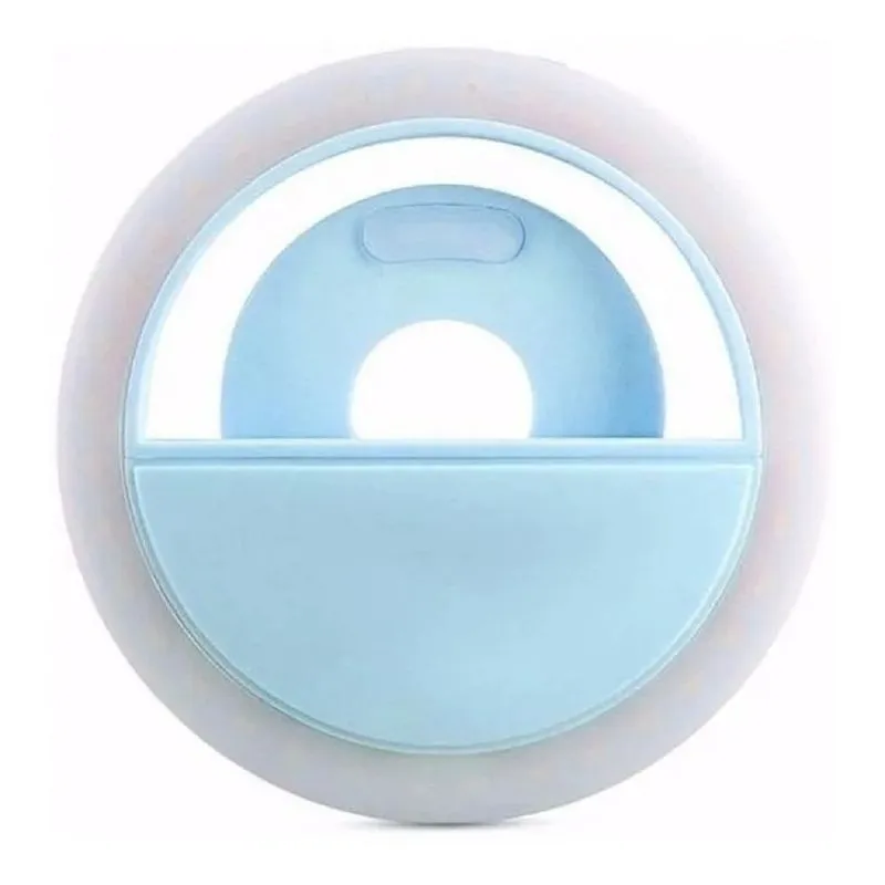 Luz Selfie Ring Light Clipe Anel Led Flash Celular Novidade