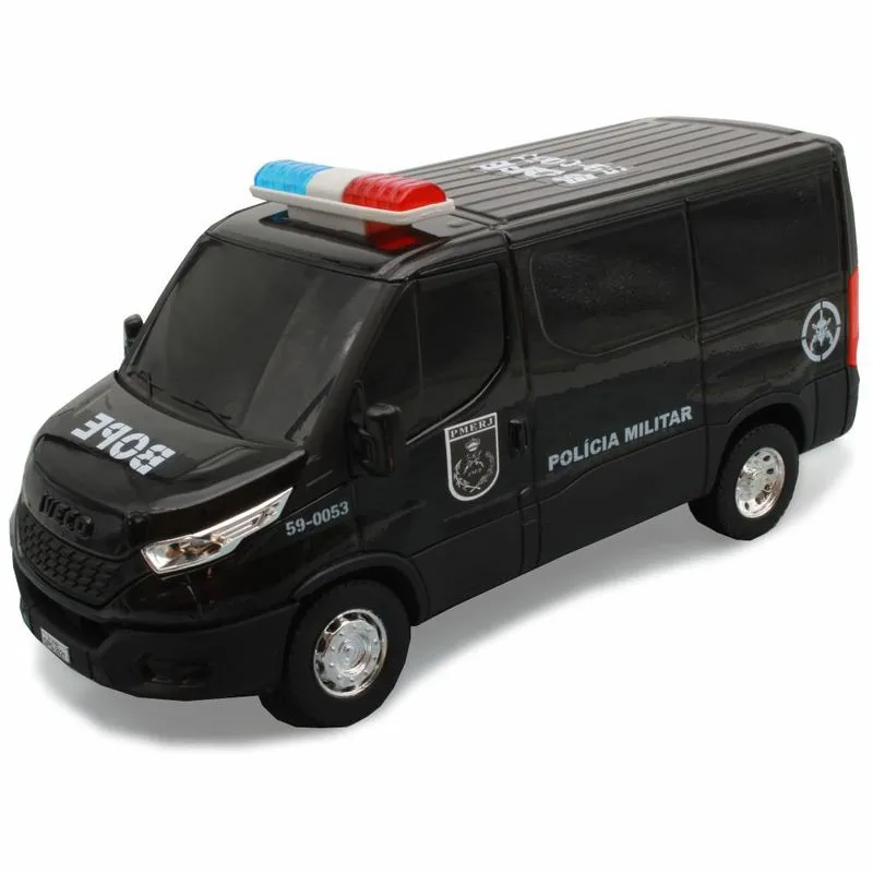 Viatura Em Miniatura Polícia Militar Bope Van Furgão