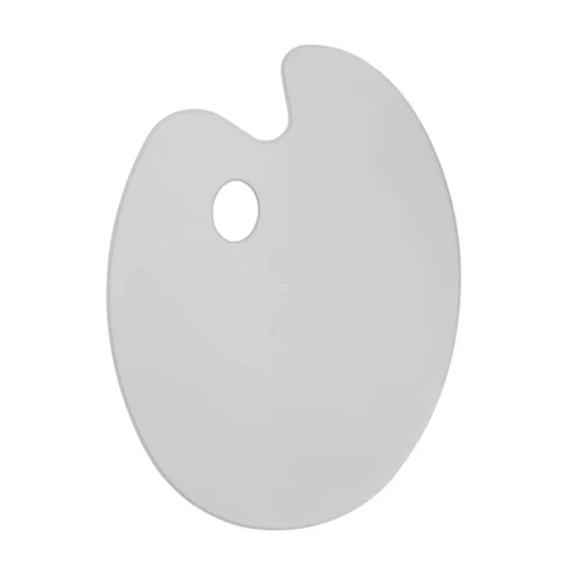 Paleta Gode Acrilica Oval 20x30 Luarte Branca