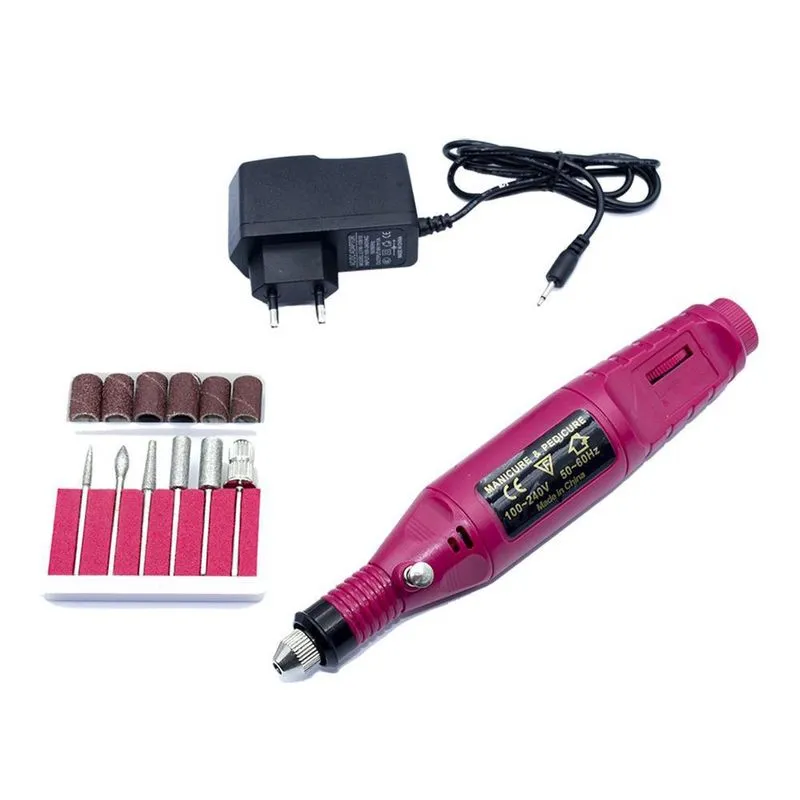 Lixadeira Lixa Motor De Unha Elétrica Bivolt 110V - 220V