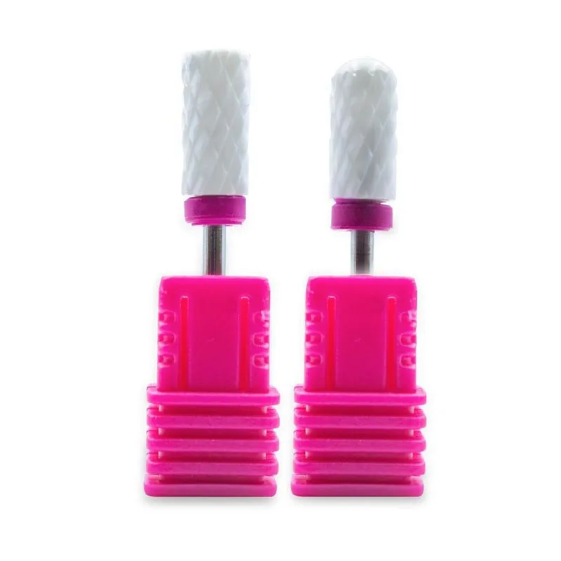 Kit 2 Brocas Cerâmica Profissional Unhas Gel Acrigel Fibra