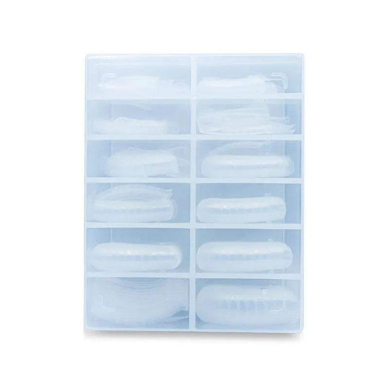 Molde F1 Sorriso Grande Unhas Gel Porcelana 120 Unidades
