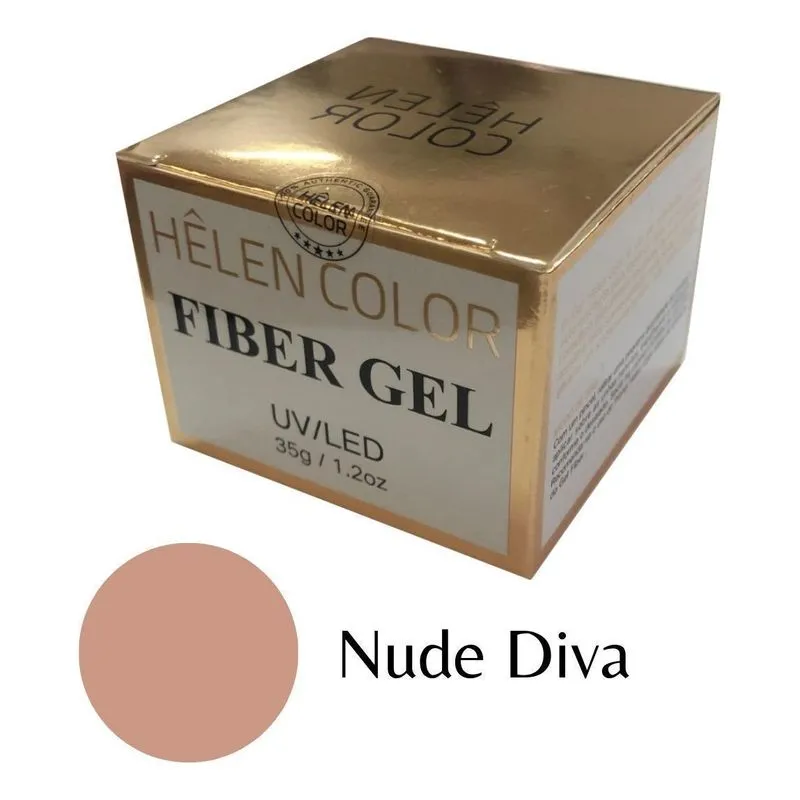 Gel Para Alongamento De Unhas Helen Color Nude Diva 35g