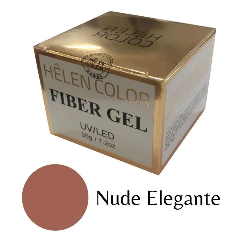 Gel Para Alongamento De Unhas Helen Color Nude Elegante 35g