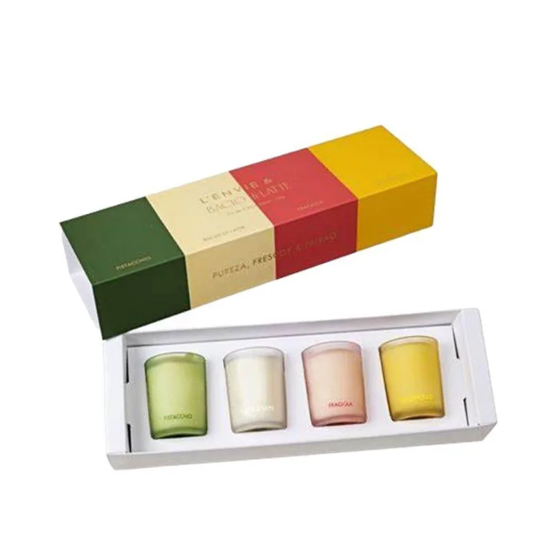 Kit De 4 Mini Velas Bacio Di Latte Lenvie 70g