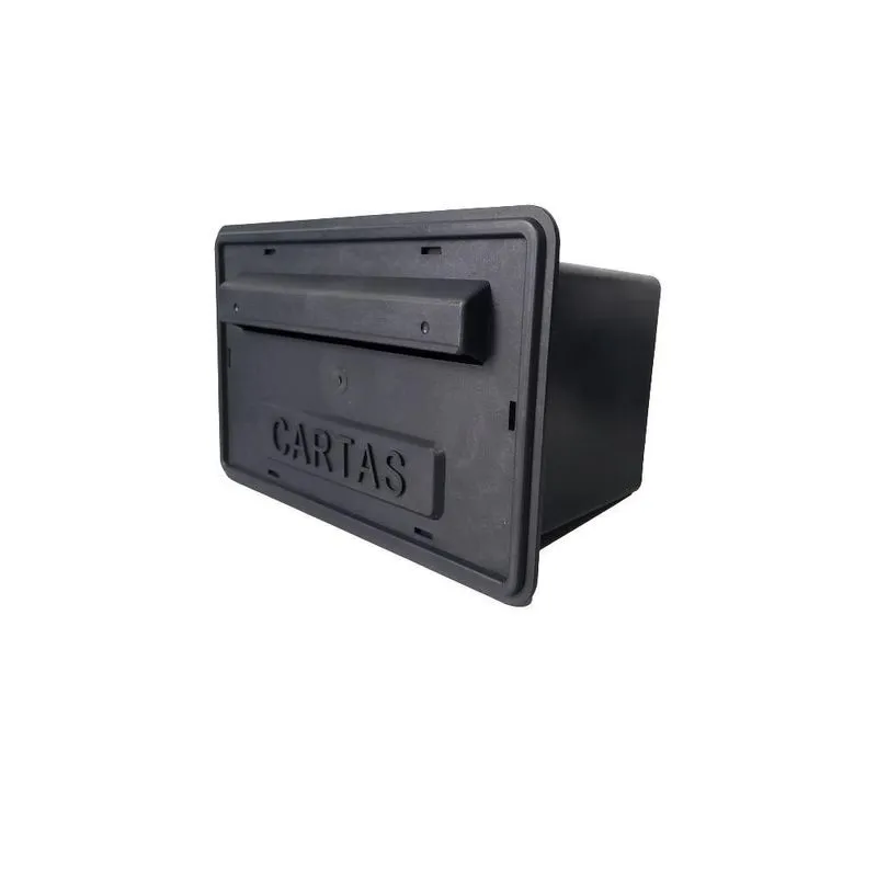 Caixa De Cartas Para Em Pvc Preto