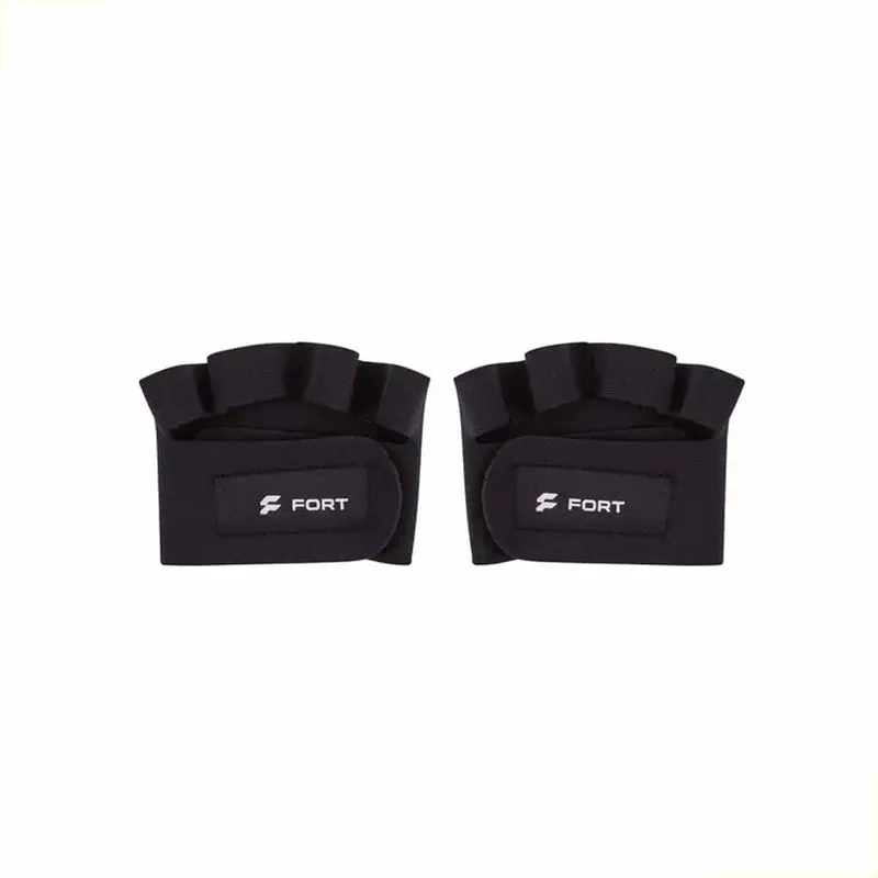 Mini Palmar Fort Sports Preta Proteger Mão - Par