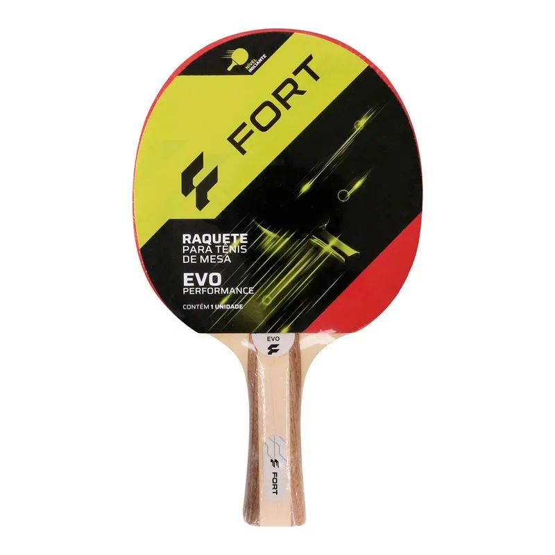 Raquete de Tênis de Mesa Fort Sports Evo Performance