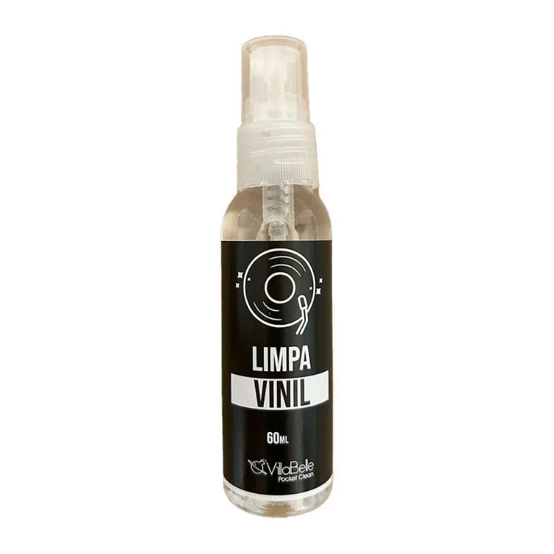 Limpador Discos De Vinil 60ml Villa Belle Pocket Clean
