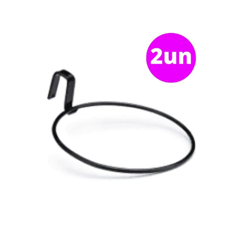 2un Suporte Anel 11cm para Vasos Painel Jardim Horta Vertical