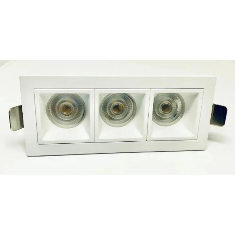 Spot Embutir Linea Mr11 Triplo Branco