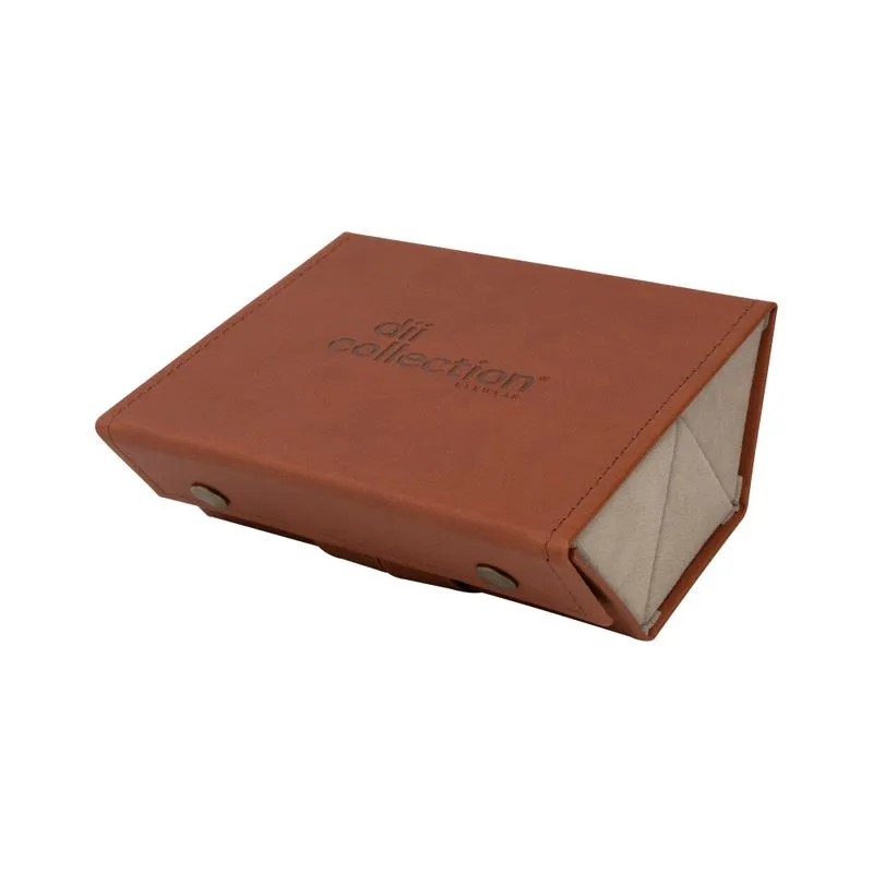 Estojo para Óculos Dii Collection c/ 3 compartimentos na Cor Caramelo