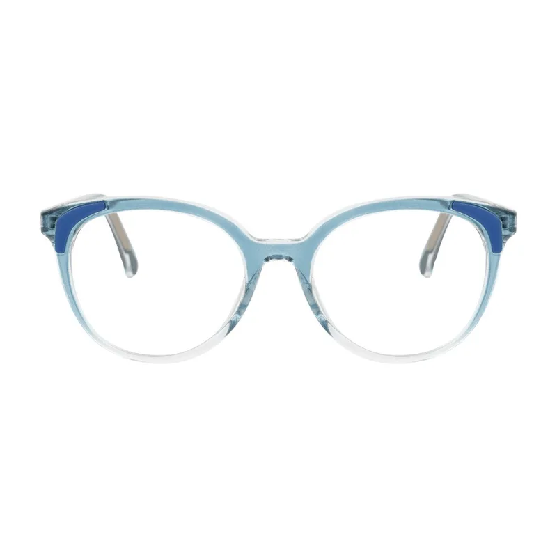 Armação para Óculos de Grau Feminino DNZ CFA5157 Azul Cristal Armação para Óculos de Grau Feminino DNZ CFA5157 A