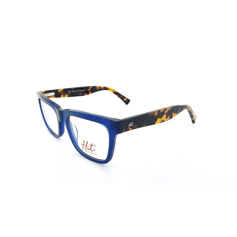 Armação para Óculos de Grau Masculino Hit 4 7011 Azul Translúcido Armação para Óculos de Grau Masculino Hit 4 7011 A