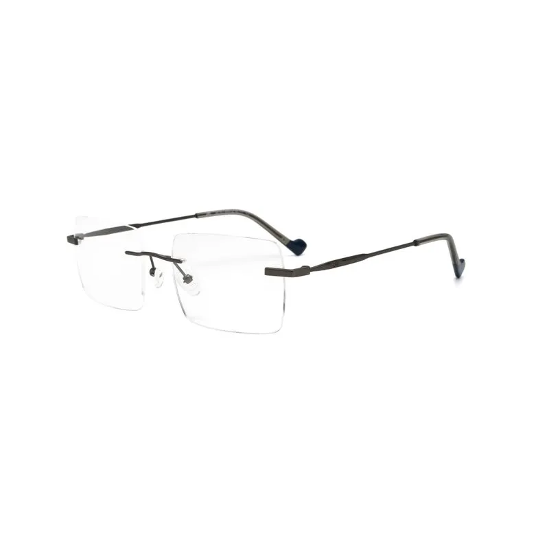 Armação para Óculos de Grau Masculino Dii Collection 1 9009 Grafite com Azul Armação para Óculos de Grau Masculino Dii Collection 1 9009 Grafite com A