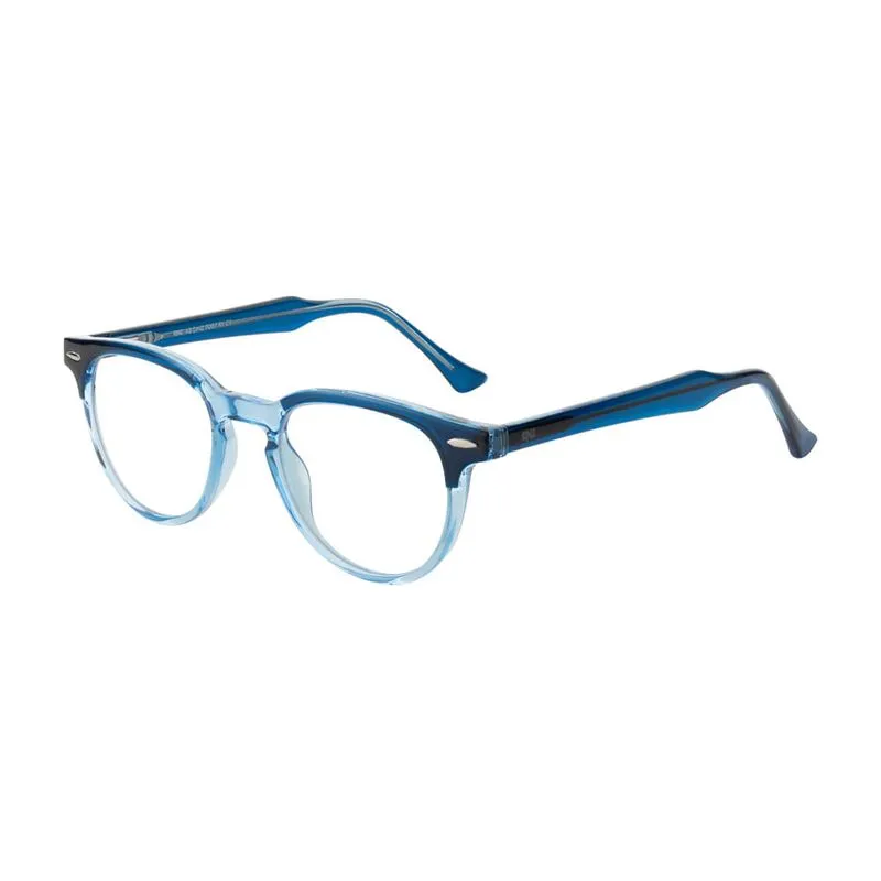 Armação para Óculos de Grau Feminino DNZ 1 7007 Azul Translúcido Armação para Óculos de Grau Feminino DNZ 1 7007 A