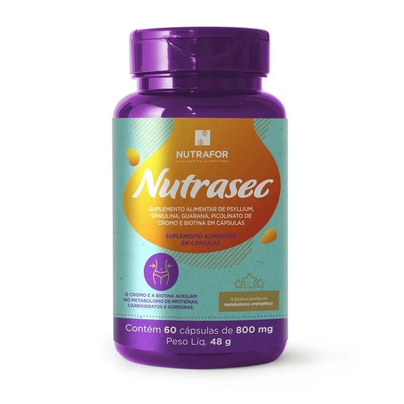 Nutrasec - 60 Cápsulas - Nutrafor